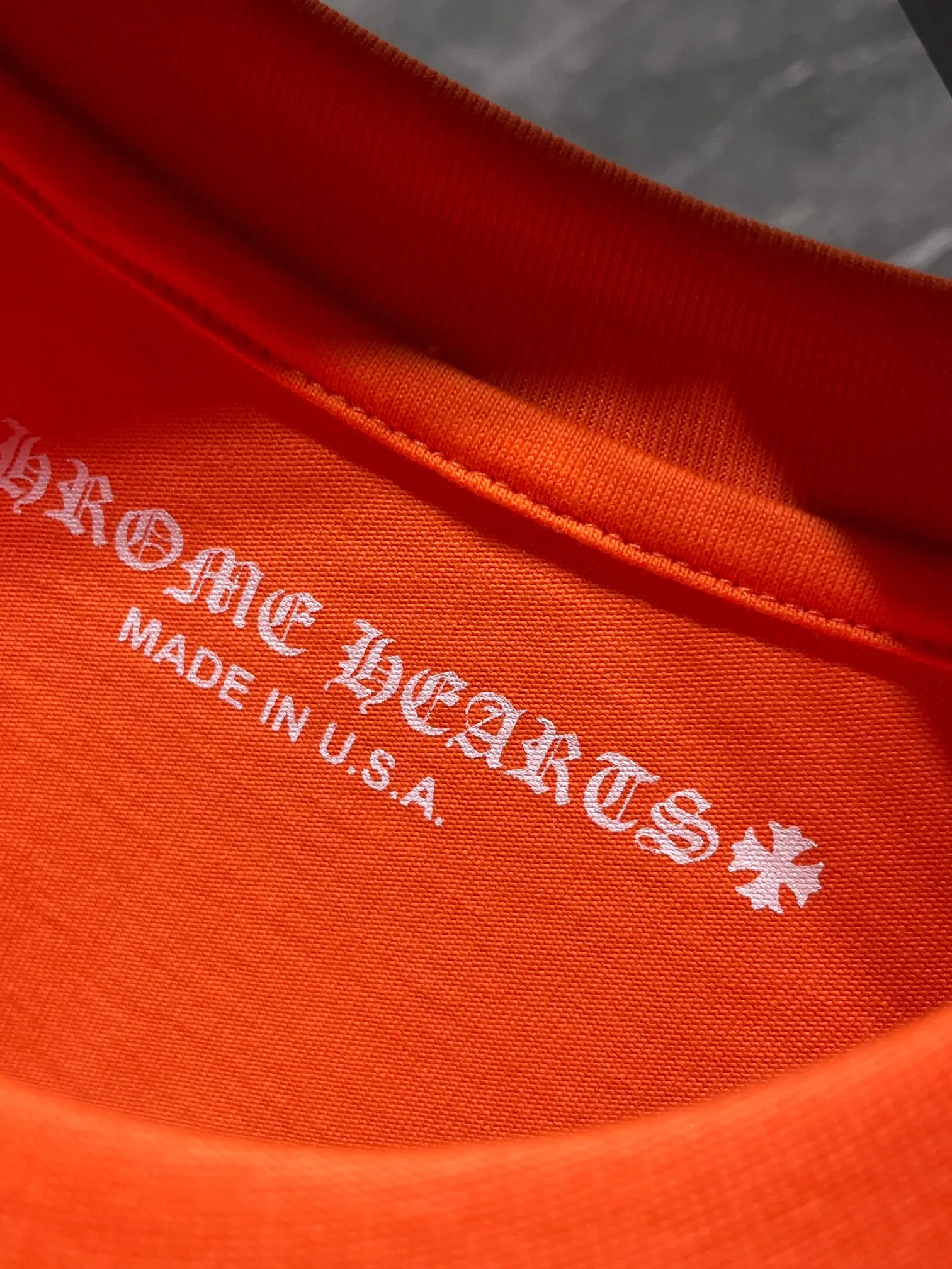 P126 New in summer Chrome Hearts 25ss High weight, environmentally friendly and high-quality top fabric 260g~270g Chrome Matty Boy graffiti short-sleeved counter synchronization 1:1 replica version Recommended color: customized orange Size: S, M, L, XL
